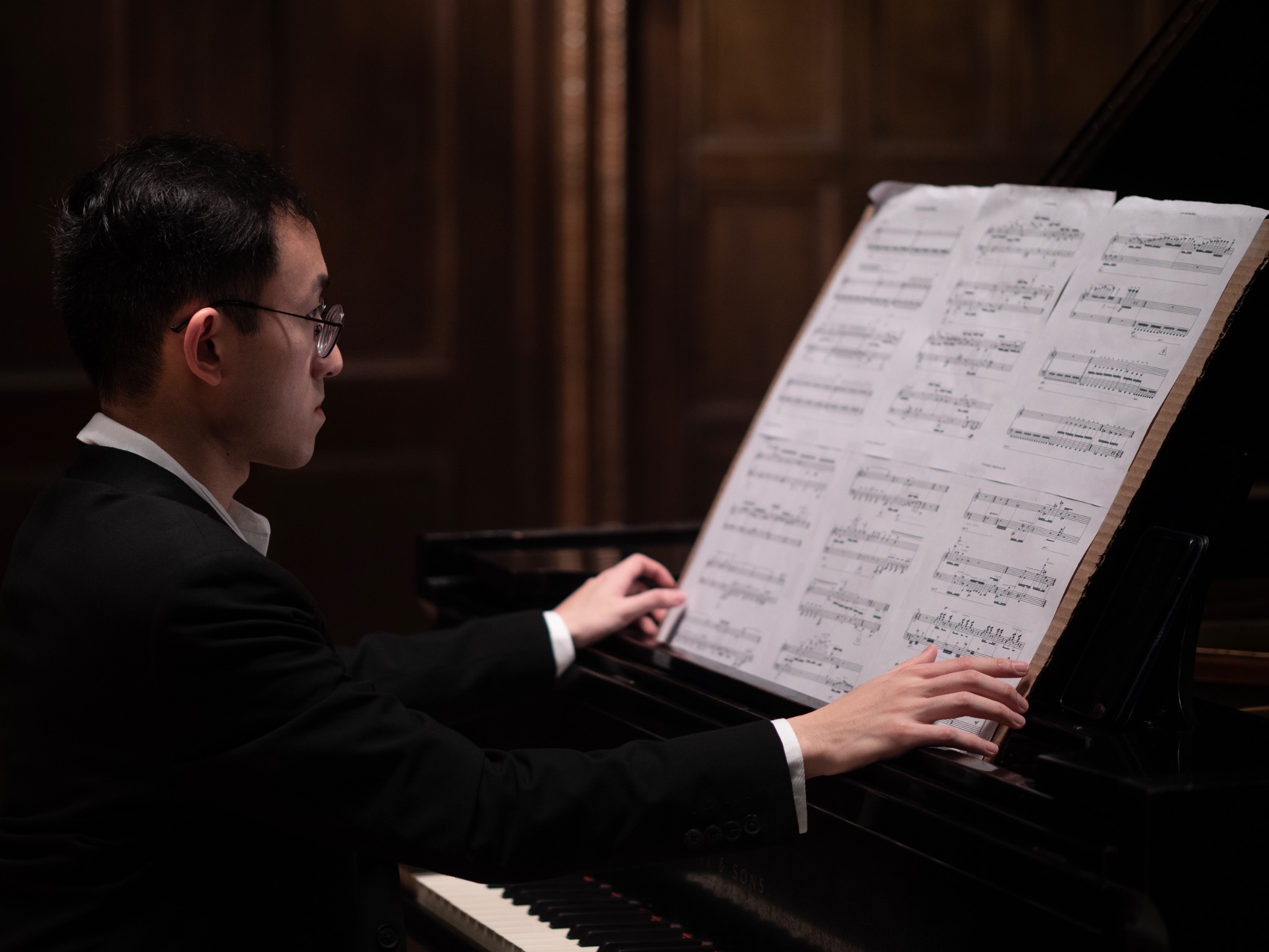 Haniel Anugerah at the piano in Kilbourn Hall